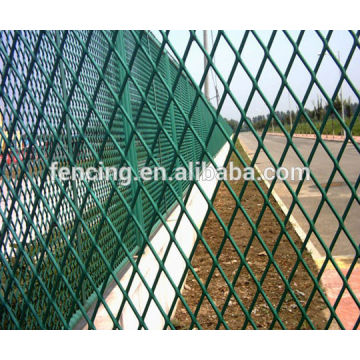 Powders sprayed coating expanded meshes, Netting or fence for high way